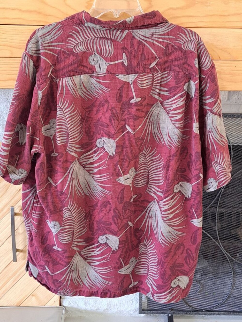 Havana Jacks Cafe Mens XL Hawaiian Shirt Silk Multicolored Tropical Short Sleeve - Picture 9 of 13